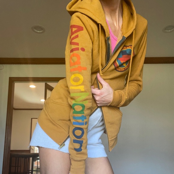 SOLD—Aviator Nation Zip-UP XS - Picture 4 of 14